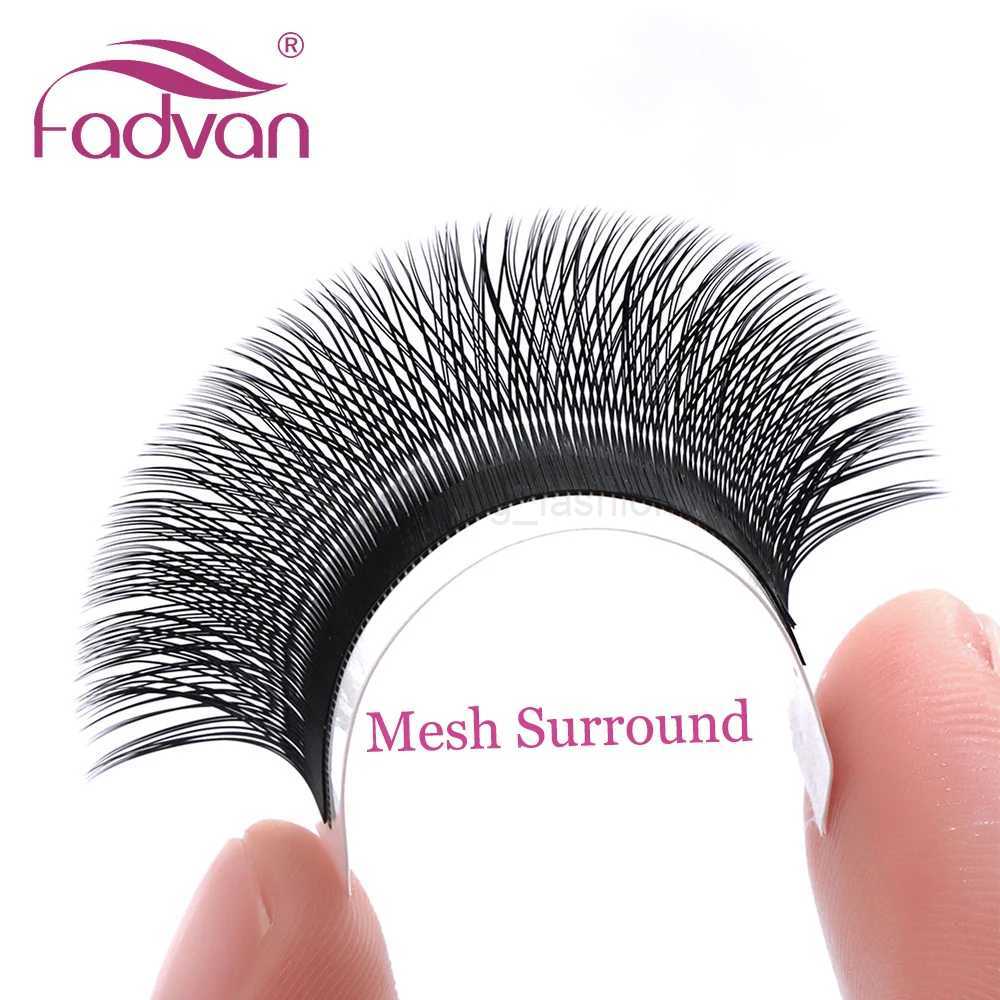 Fadvan Y Shape False Eyelash Extensions YY Fake Eye Lash Building Mesh Surround Cross Y Lashes Split TipsCL240713