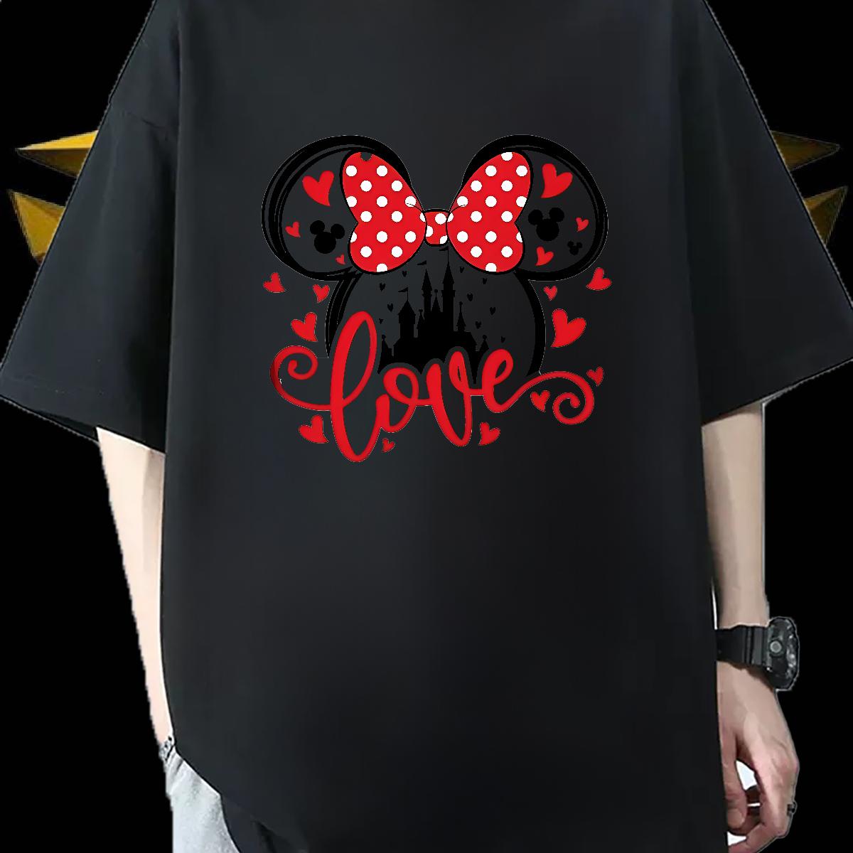 Brand T shirt Cartoon Print Tshirts Sports Casual Short Sleeve Cotton O-Neck High Quality Tee Shirt