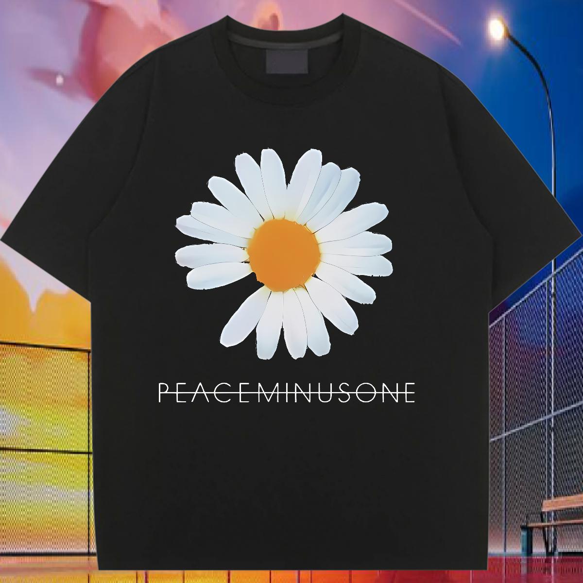 Short sleeve Cotton Soft Woman T Shirts DIY Street Wear Unisex Tshirts Cartoon Floral Printing Brand Top Shirts