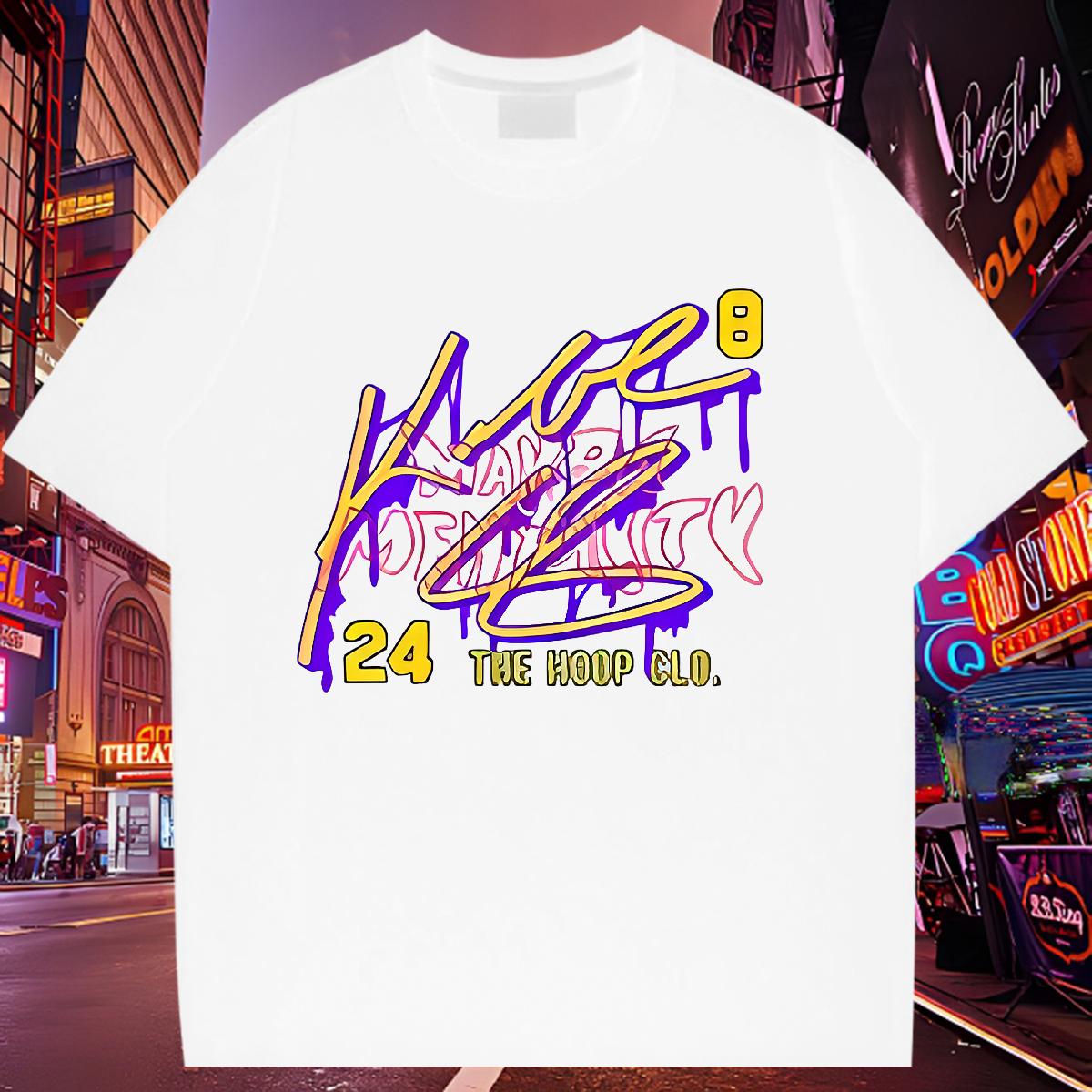 Classic Men T Shirts Anime Printing Street Cotton Breathable Short Sleeve Men Clothes T-Shirt DIY Black Oversized Tees