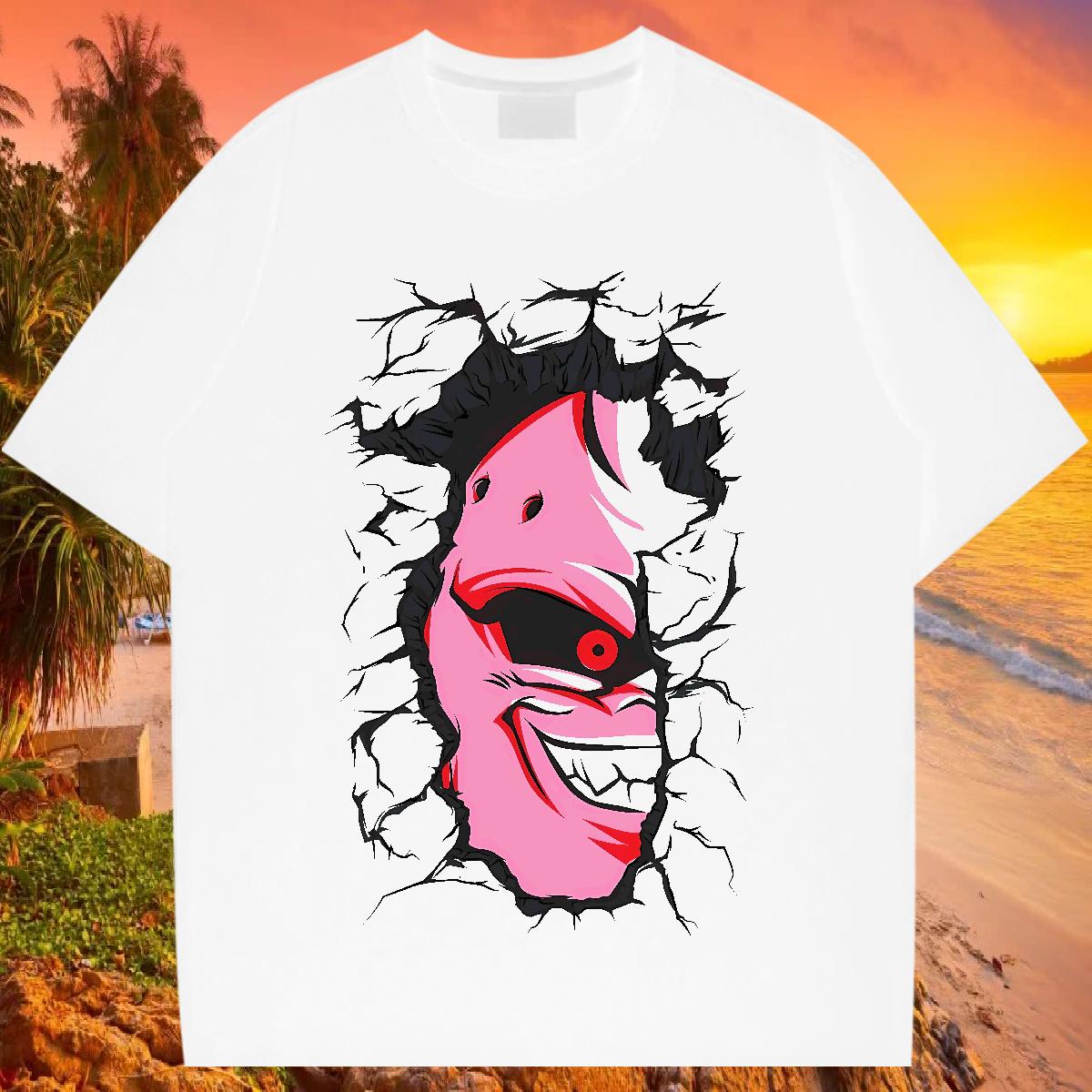 Fashion T shirt Custom High Street Hip Hop Couples T Shirts Breathable Short Sleeve Cool