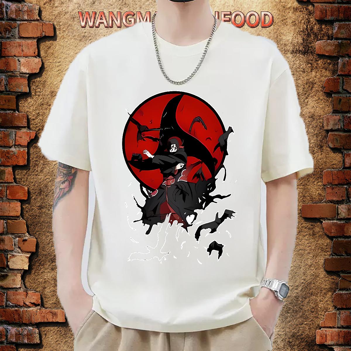 Stylist T Shirts Men Custom Anime Men Tshirts Daily Wear Breathable Crew Neck Cotton High Quality Tee Shirt