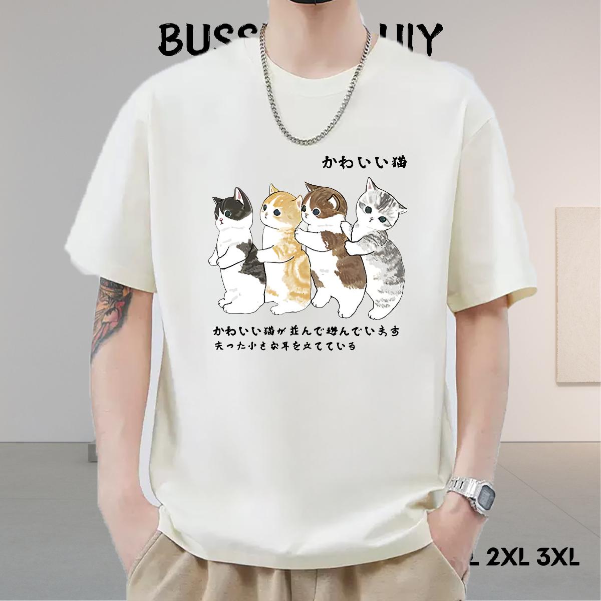 Factory Direct T-Shirts Oversized Men Tees Beach Round Neck Short Sleeve Loose Tshirts