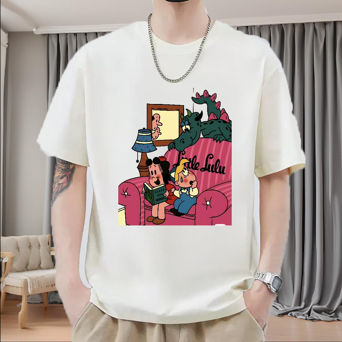 2024 Summer T shirt DIY Printed Home Outdoor Couples T Shirts Breathable Short Sleeve Cool