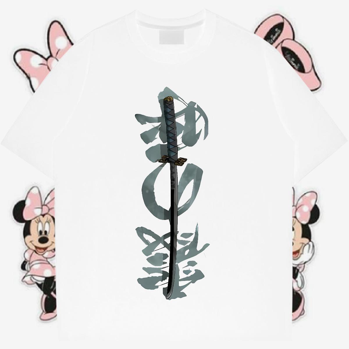 Loose Men Clothes T-Shirt Breathable Short Sleeve Street wear Hip Hop Man T Shirts Skull Fashion Casual Top Tees