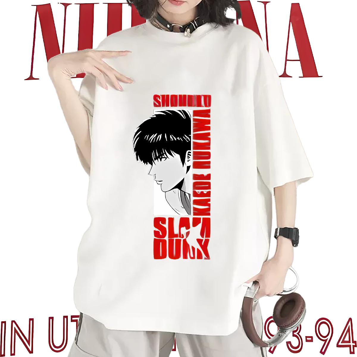 Factory Direct Woman T Shirts Cotton Breathable Soft Beach Tshirt for Man Woman Cartoon Floral Printing Loose Wear