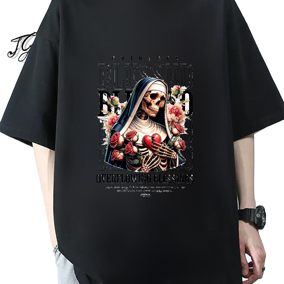 Soft Men Tshirts Breathable Crew Neck Street Casual Mens T Shirts Anime 2024 Summer Clothings