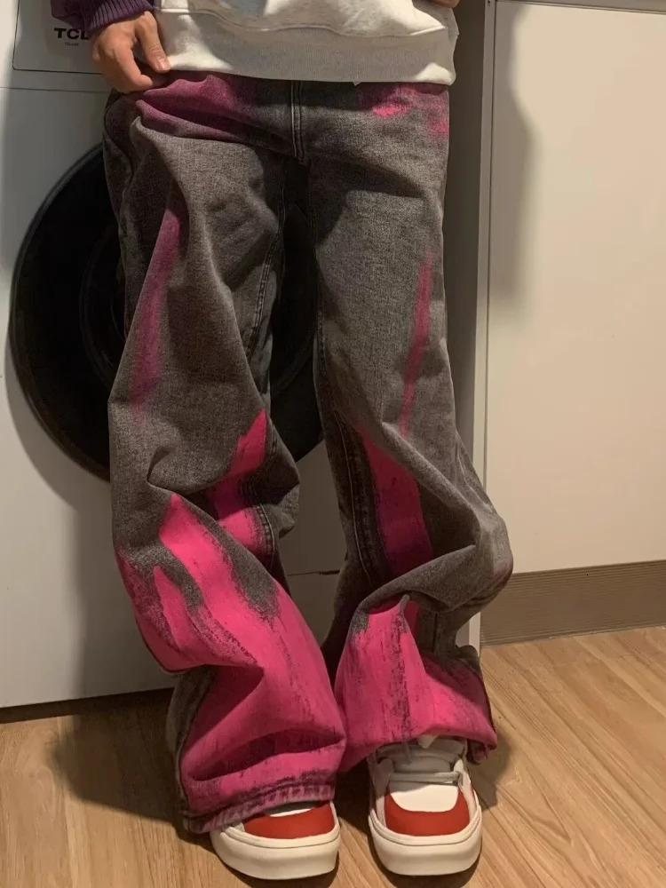 High-quty Womens Baggy Jeans Vintage Y2k 90s Oversize Denim Trousers Harajuku High Waist Wide Cowboy Pants Trashy 2000s Z260313