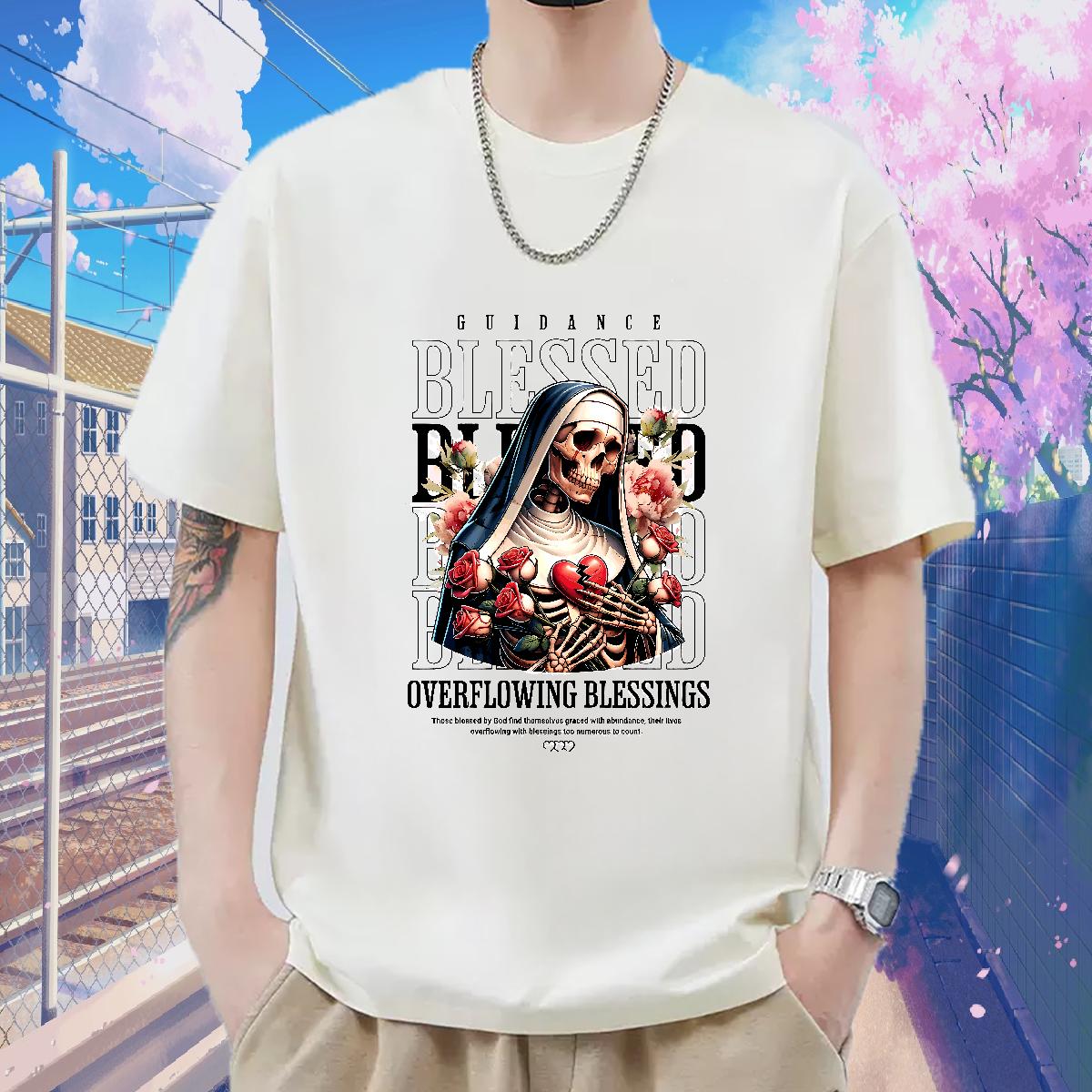 Cool Design Couples T Shirts Short Sleeve Cotton O-Neck Spring Summer Mens T Shirts Black Oversized Brand Top Tees