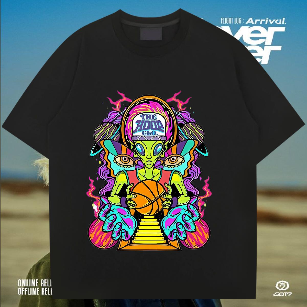 Fashion Casual T shirt Anime Street wear Hip Hop Men Tops Tees Breathable Short Sleeve Cool Design