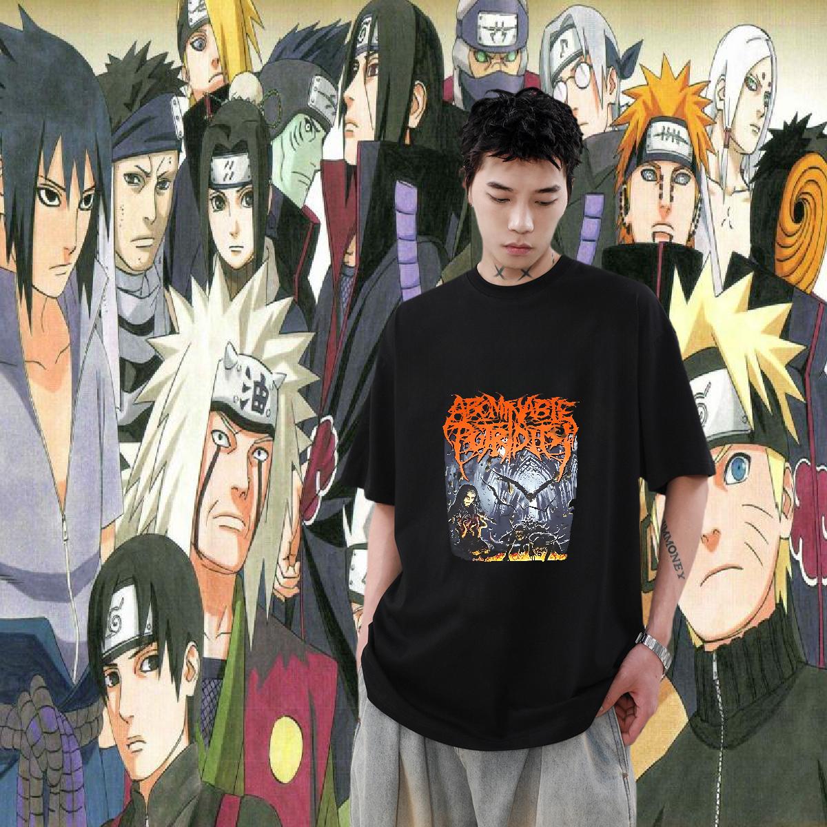 DIY T Shirt For Man Anime Men Clothes T-Shirt Street Wear Short sleeve Cotton Soft Unisex Clothings