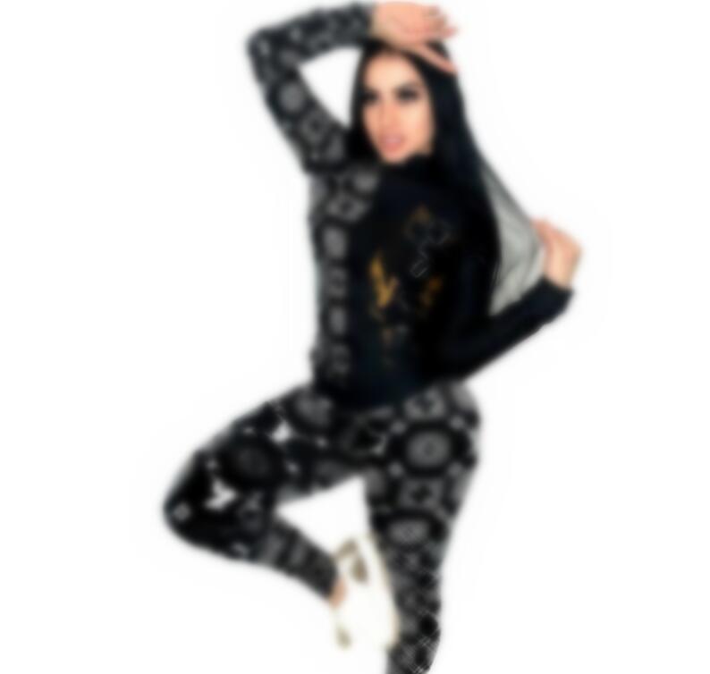 Designer Women Tracksuits Long Sleeve Jacket Luxury Brand Hoodies Top Fashion Sportsuit Casual Pants Sets