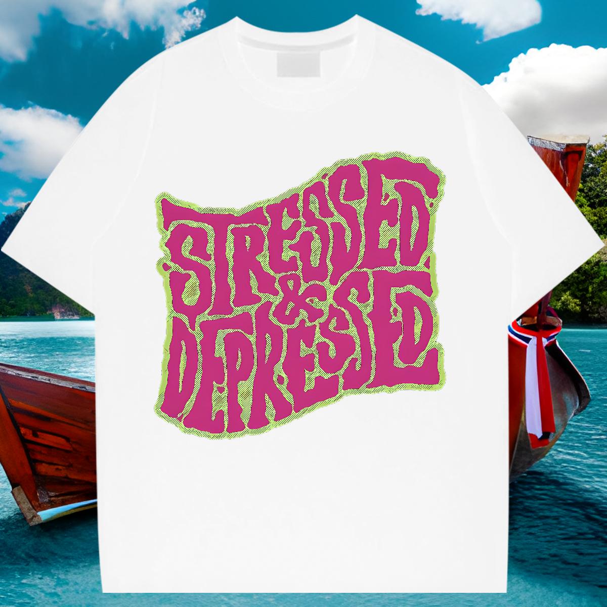 2024 T-Shirts Customized Print Casual Daily Wear Couples T Shirts Round Neck Short Sleeve Popular