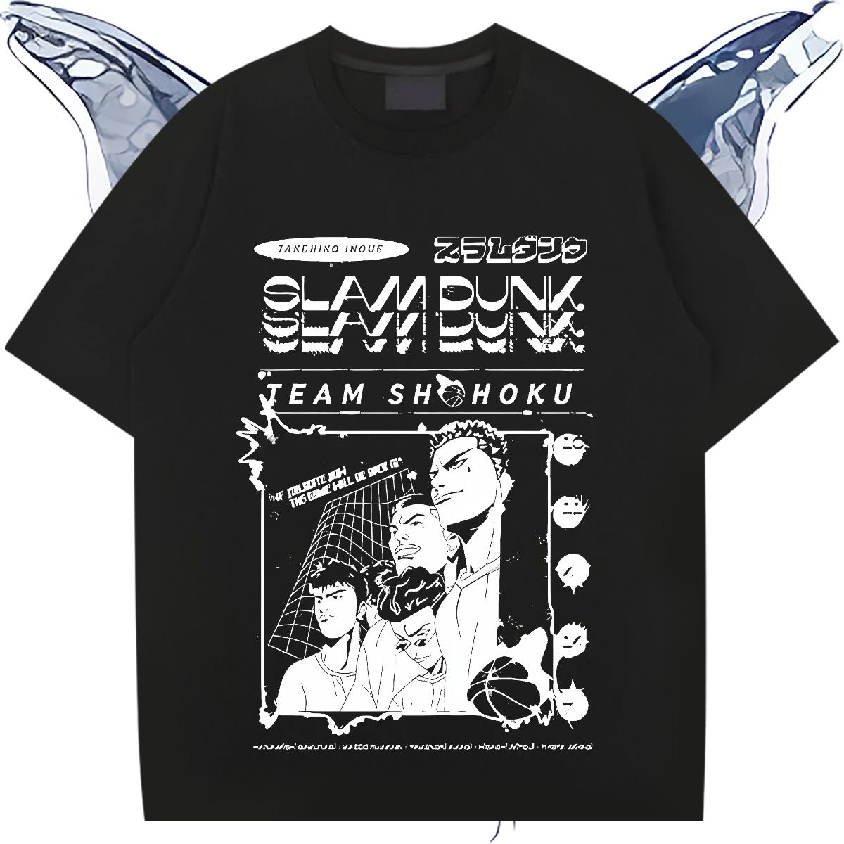 High Quality T Shirt For Man Anime Printing Street Cotton Breathable Soft Men Tees Brand Oversized S-3XL Tops