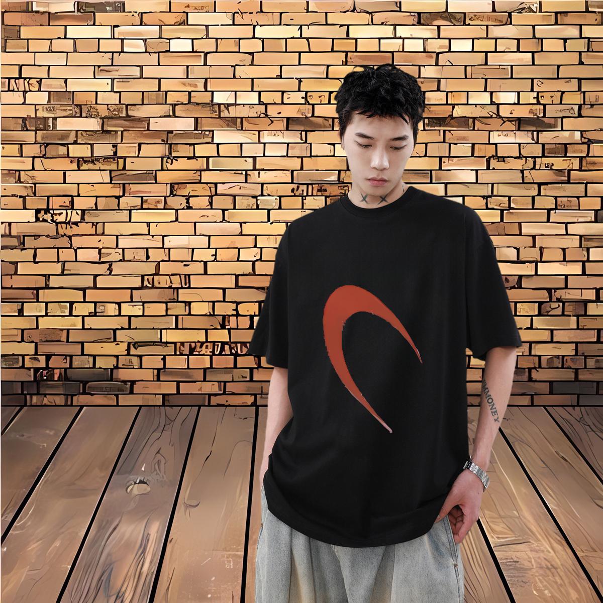 Loose Men T Shirts Outdoor Short Sleeve Cotton O-Neck Men Tops Tees New DIY Polos