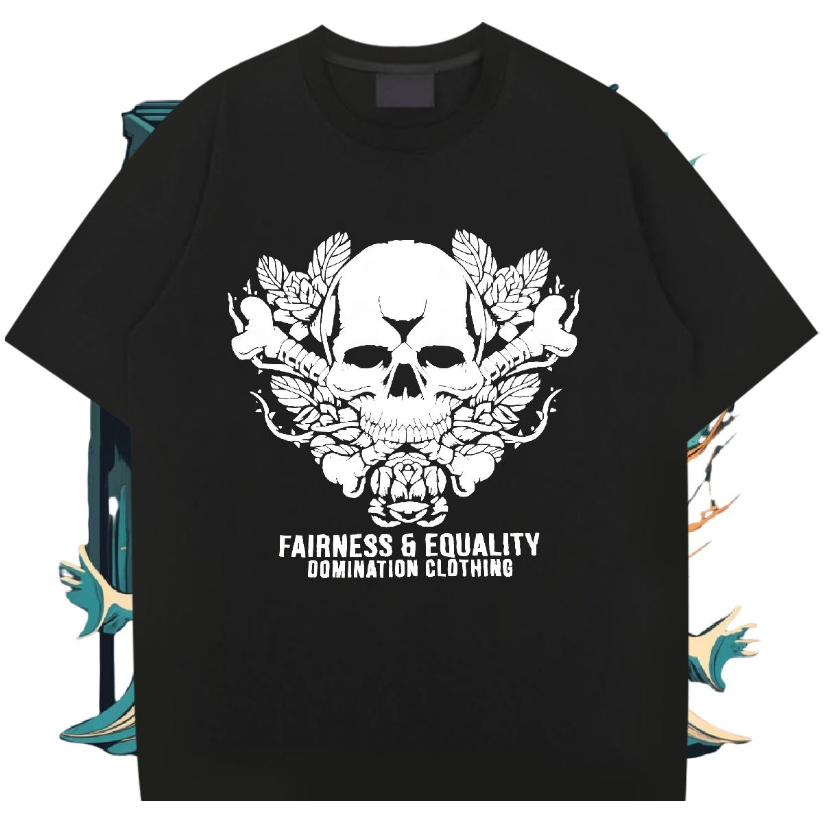 Loose Fit T-Shirts Beach Breathable Short Sleeve Mens Tshirts Fashion New Anime Print Clothings