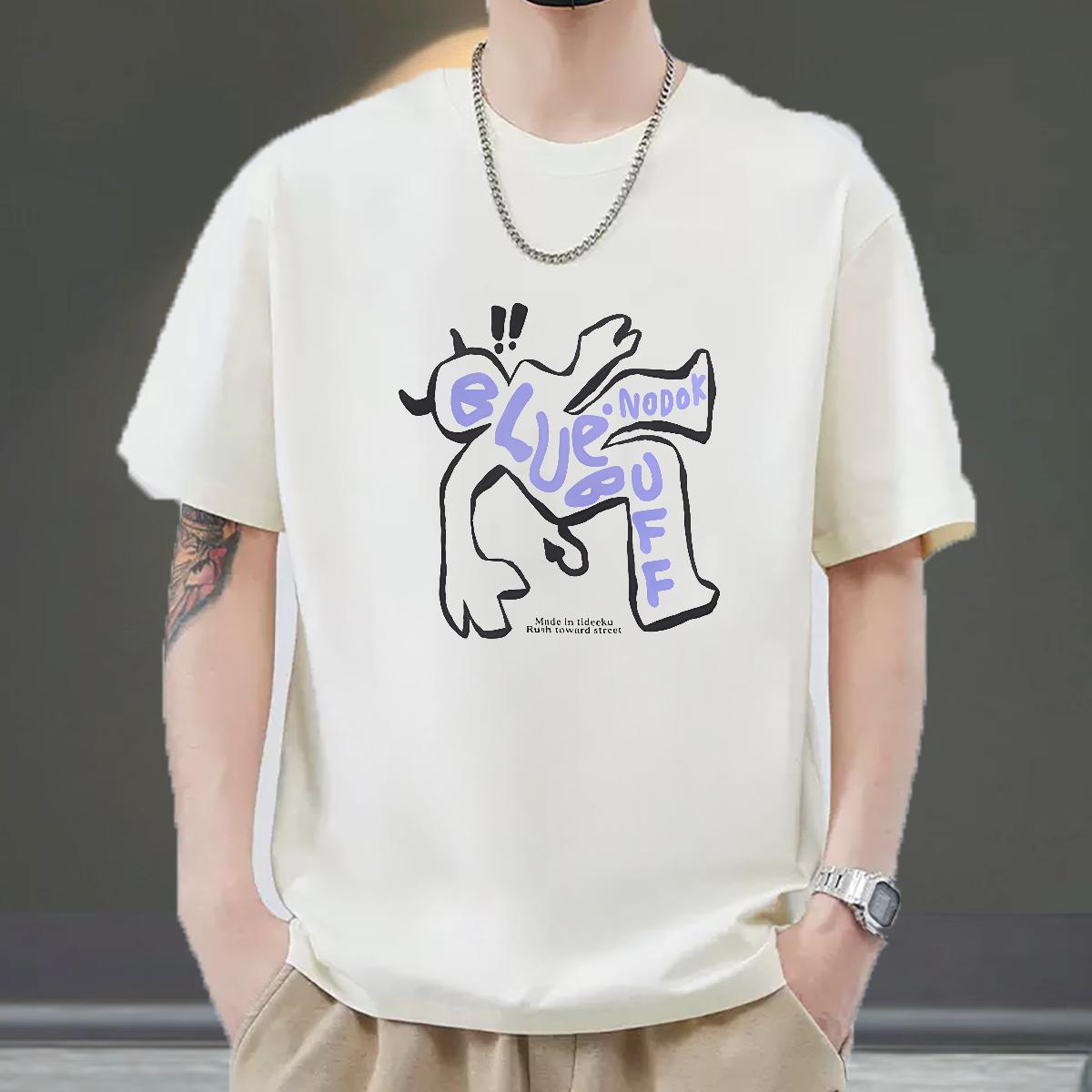 Designer Man T Shirts Street wear Hip Hop O-Neck Short Sleeve Cotton Couples T Shirts New Designer Custom Print Plus Size Tees Shirts