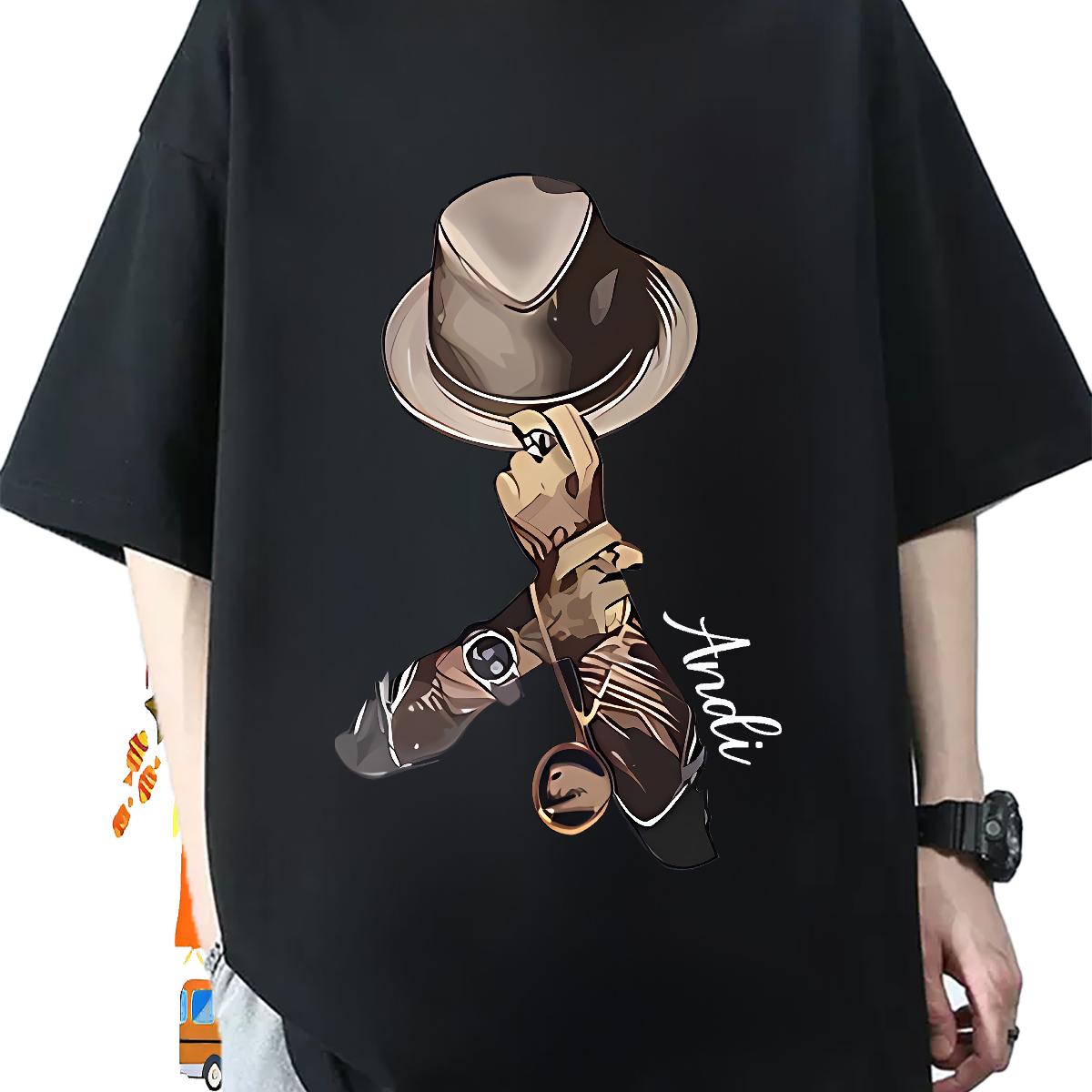 Classic Casual Men T Shirts Anime Tshirt for Man Woman Spring Summer Crew Neck Cotton Comfortable Tees