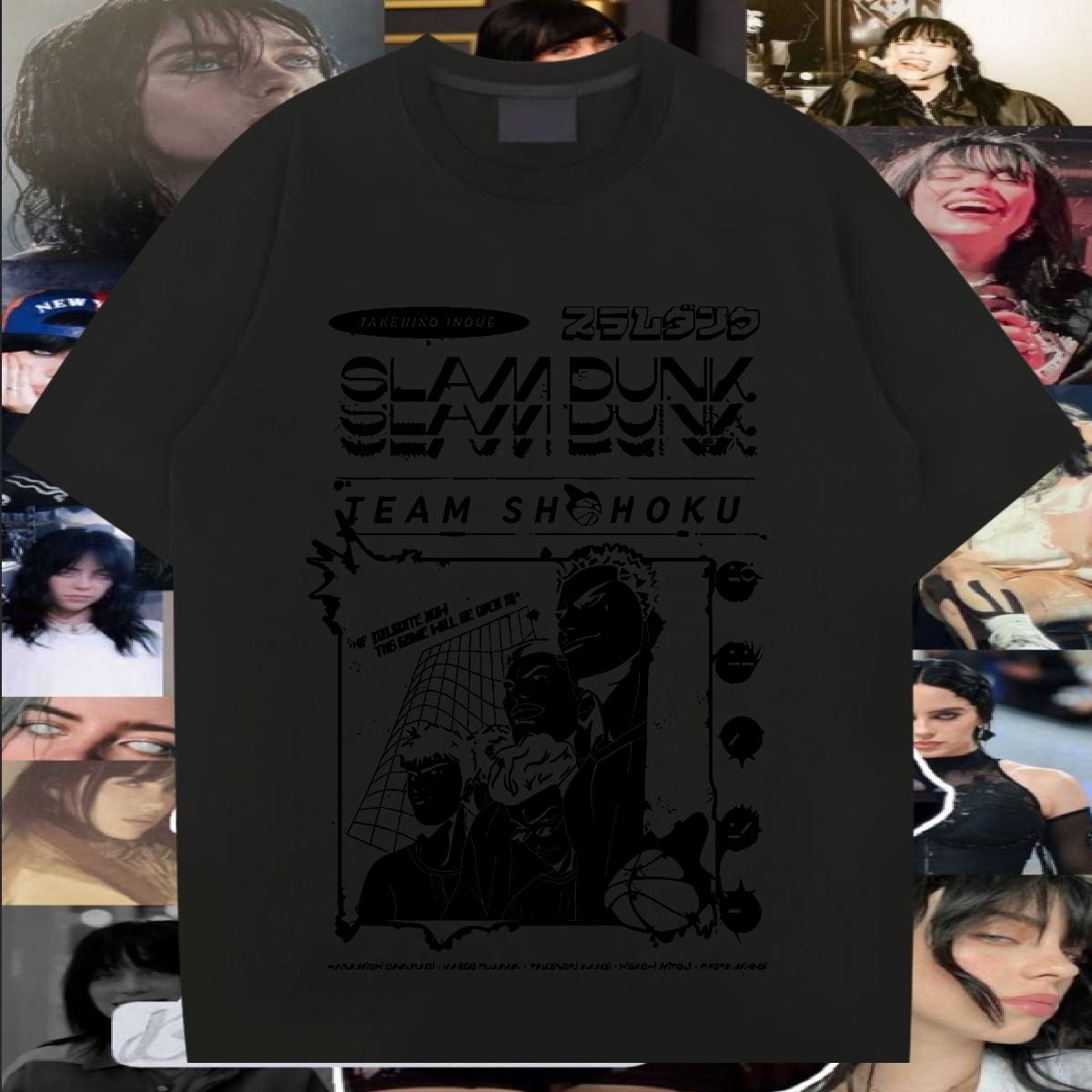 New T-Shirts for Men Anime Print Sport Men Tshirts Cotton Breathable Soft Wholesale