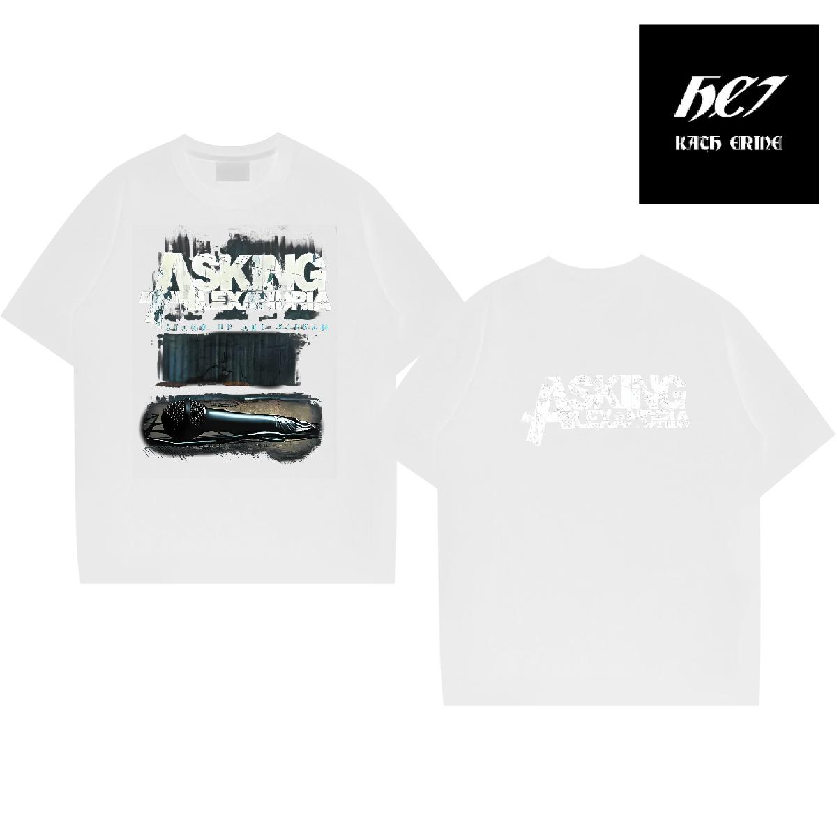 Fashion Casual Mens T Shirts Customized Print Tshirt for Man Woman Street wear Hip Hop Breathable Short Sleeve Loose Tops Shirt