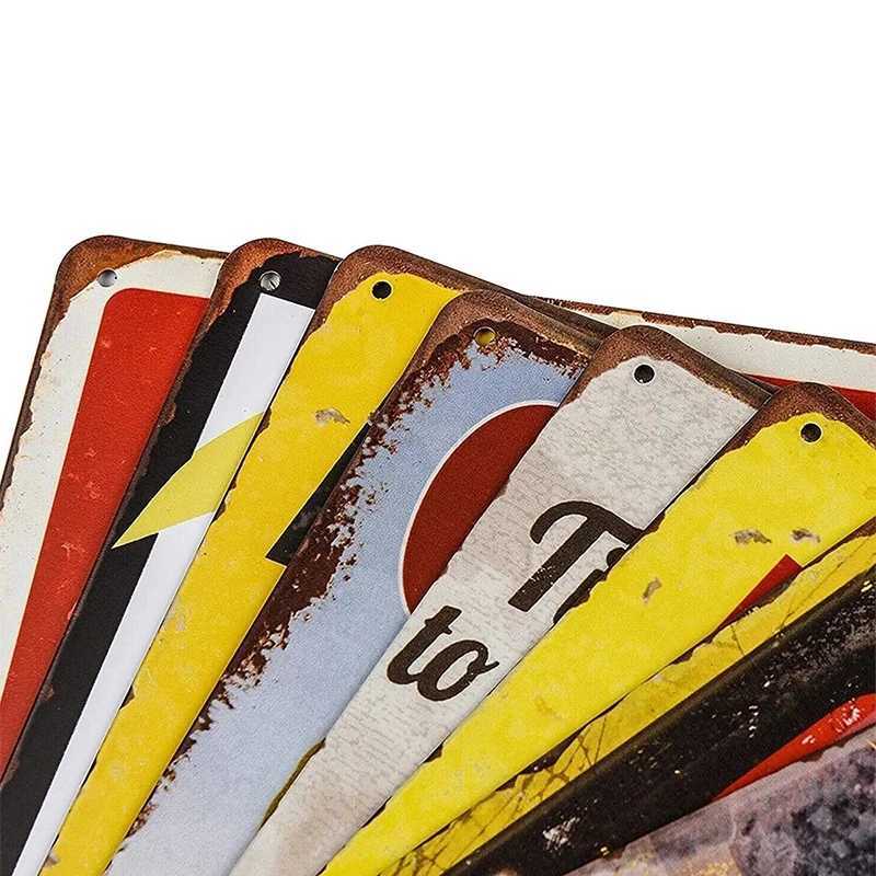 Classical Cocktail Metal Sign Retro Decor Vintage Tin Plaque Plate Wall Posters Kitchen Bar Cafe Room Home Iron Drink PaintingB240713