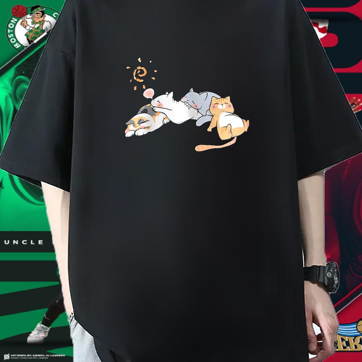 Classic Man T Shirts Street Wear Breathable Short Sleeve Men Tops Tees Casual New Floral Print Tops Shirt