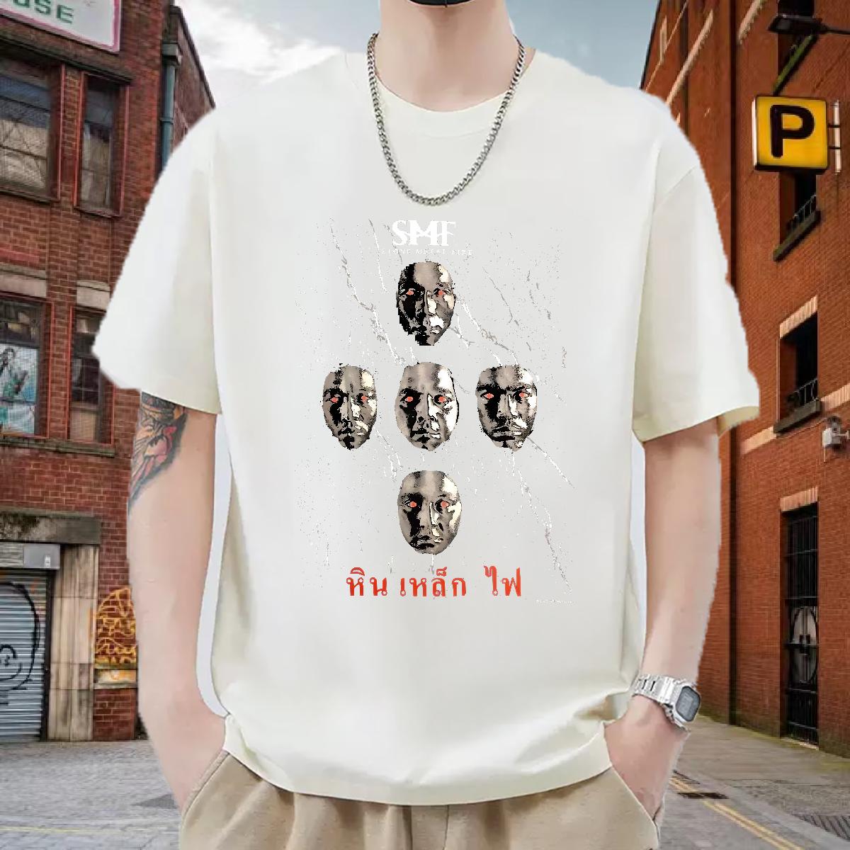 Unisex Men T Shirts Sports Casual 180g Cotton Tshirts 2024 DIY Custom Cartoon Polos