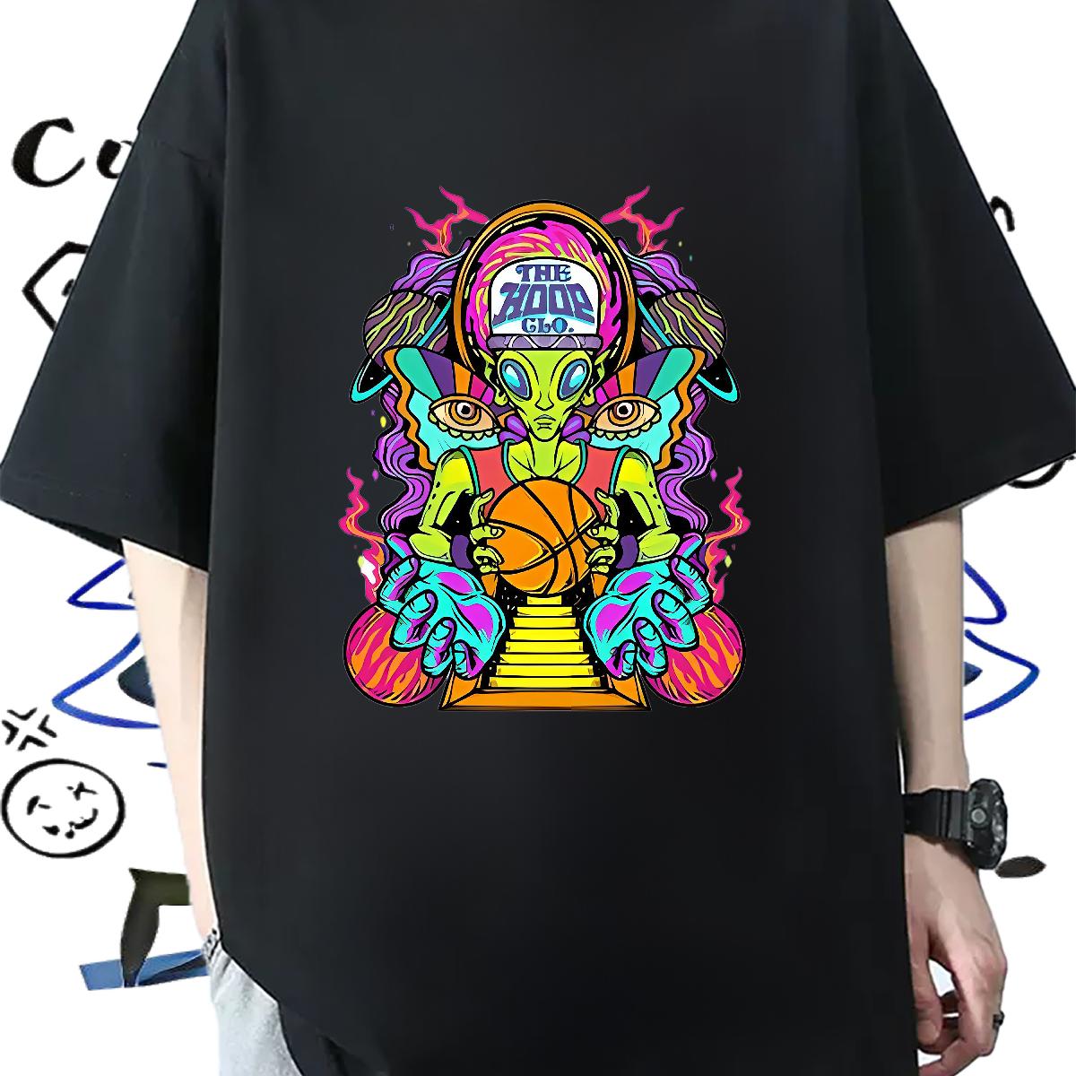 Fashion Designer T Shirt For Man Custom Print Oversized Street Wear Men Tees Crew Neck Cotton High Quality