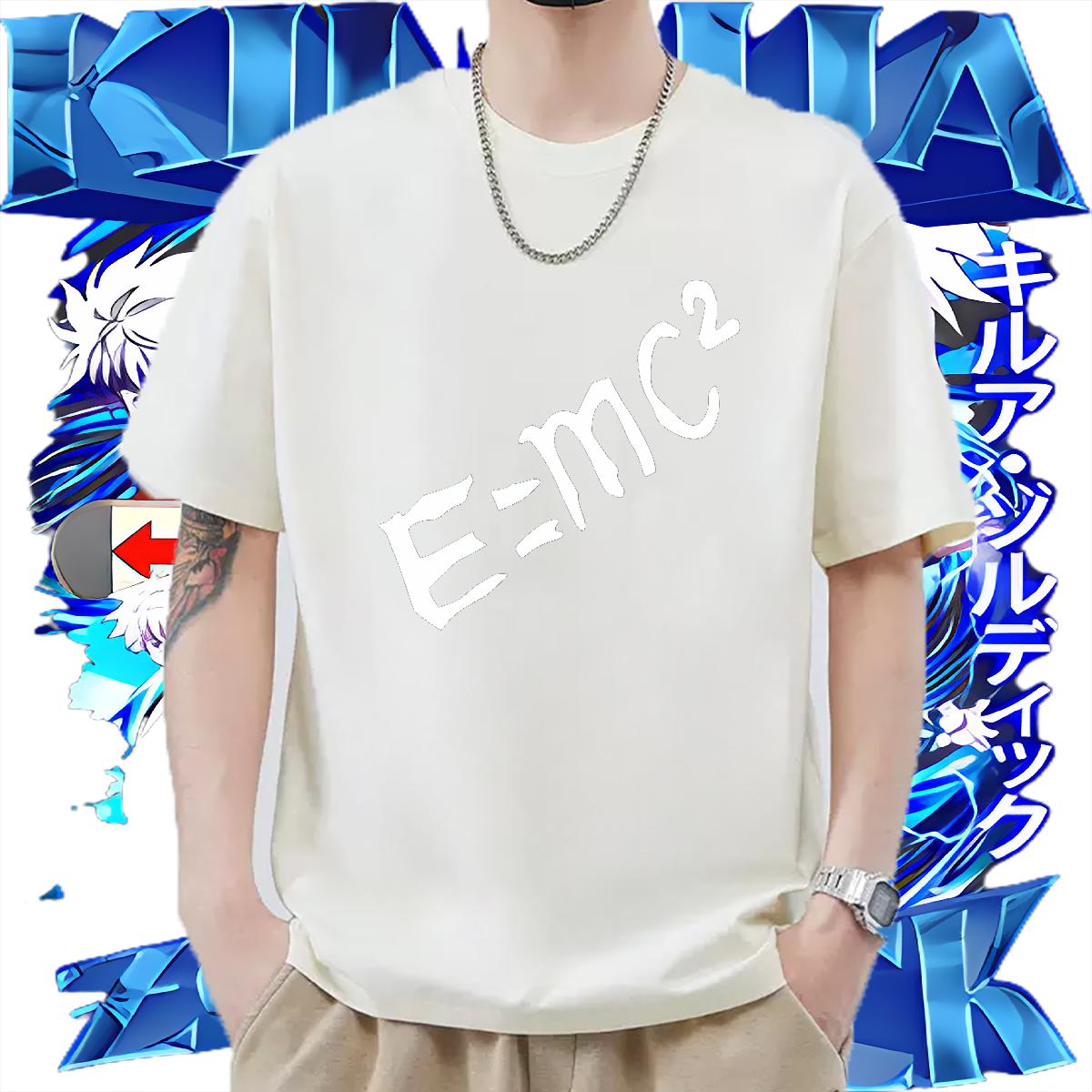 Classic Casual T Shirt For Man Anime Print Men Tops Tees Anime Printing Street Cotton Breathable Cool Top Tees