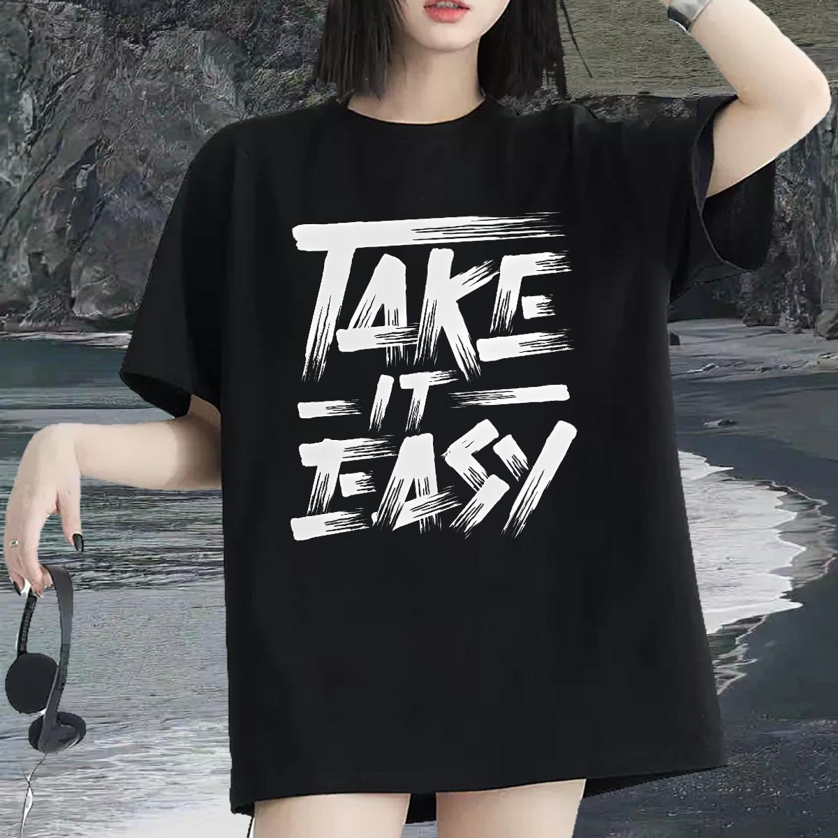Brand T shirt Crew Neck Cotton Breathable Home Outdoor Lady T shirt DIY Printed Nice Top Tees