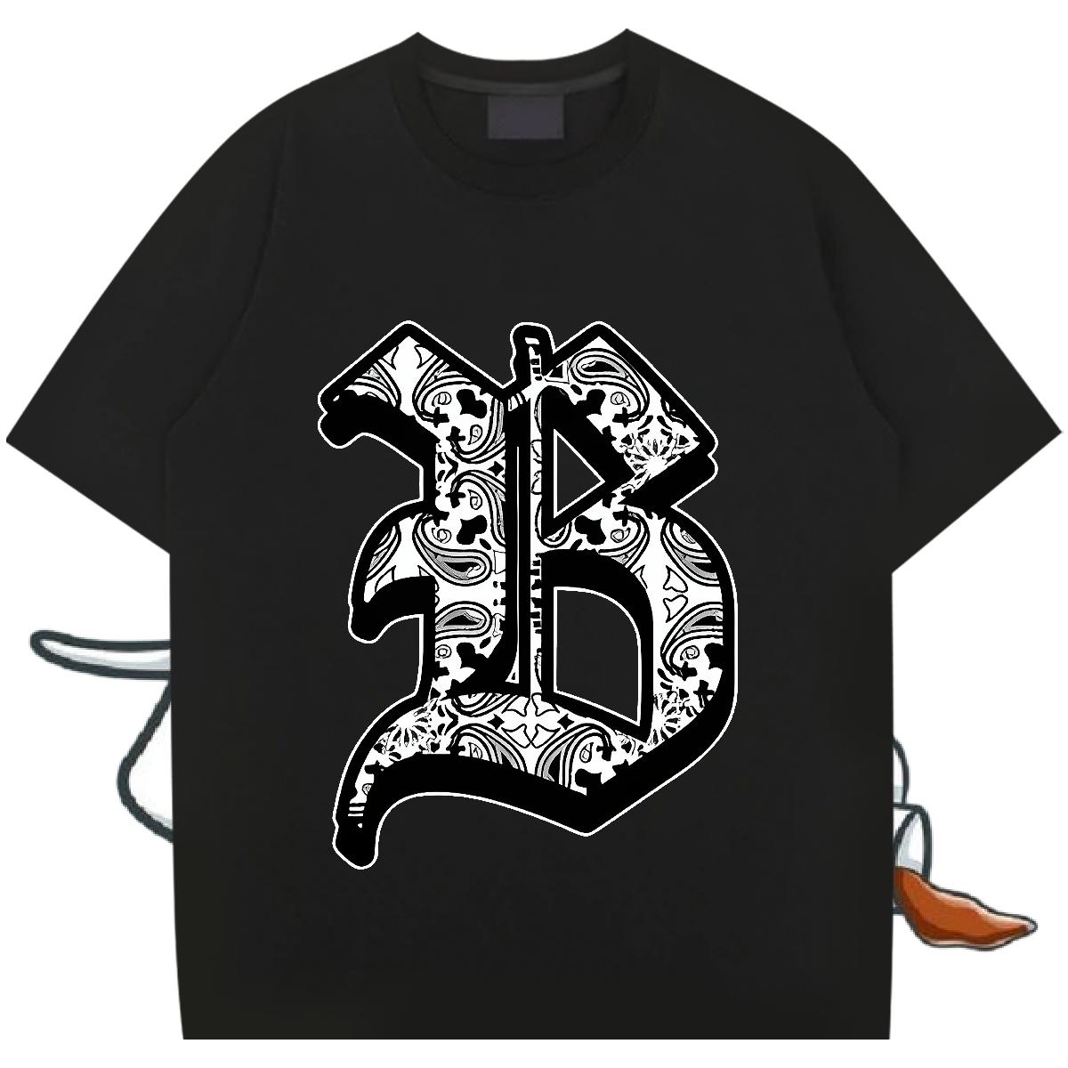 Fashion Design Men T Shirts DIY Printed Tshirt for Man Woman Outdoor Crew Neck Cotton Wholesale Polos