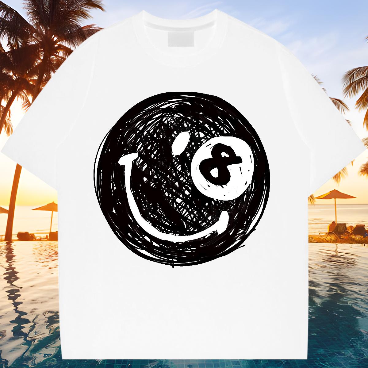 2024 Designer T Shirt For Man White Plus Size Men Tshirts Street Casual Cotton Breathable Soft Brand Clothes