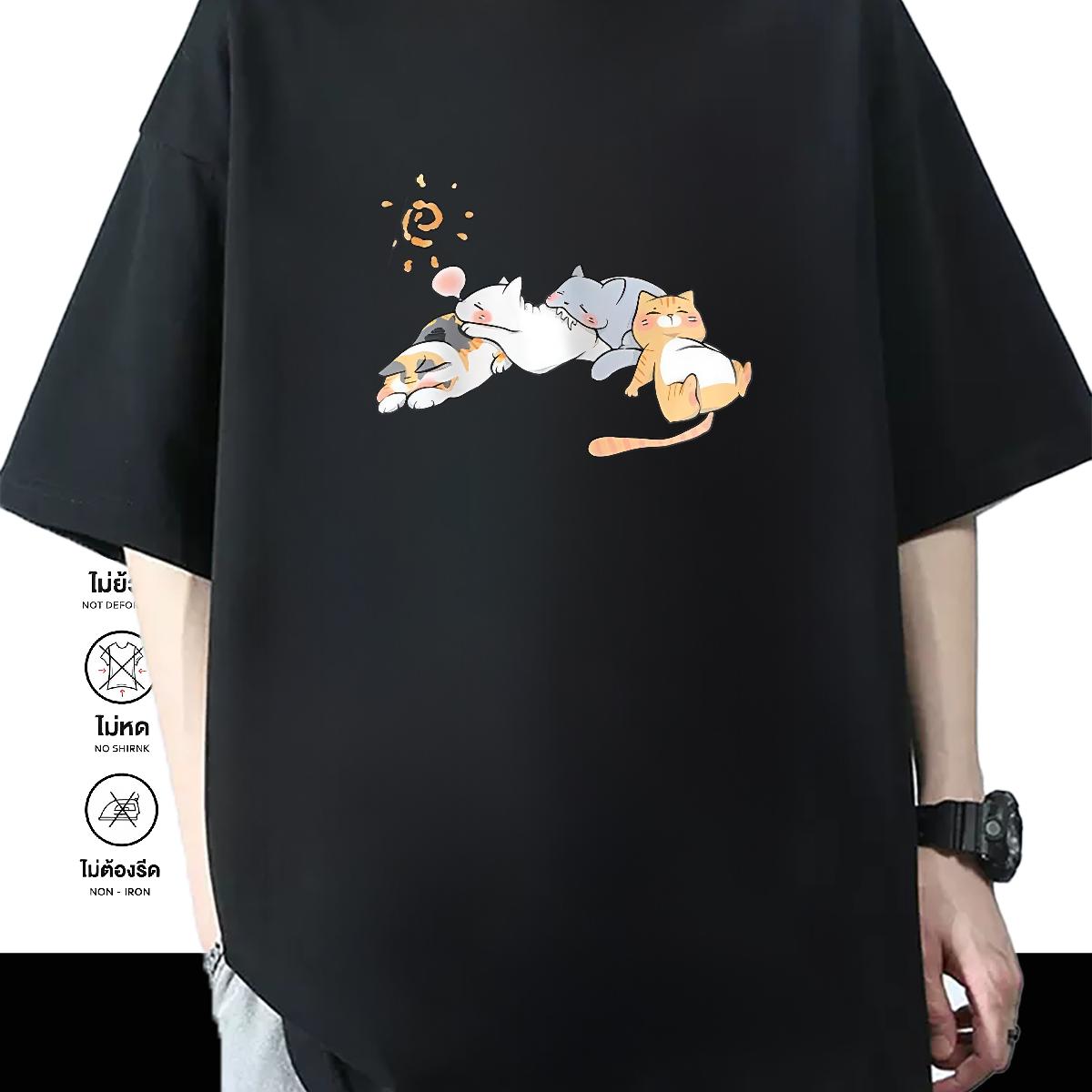 Soft T Shirts Men Street Casual Crew Neck Cotton Breathable Men Clothes T-Shirt Classic Casual Custom Printed Tops