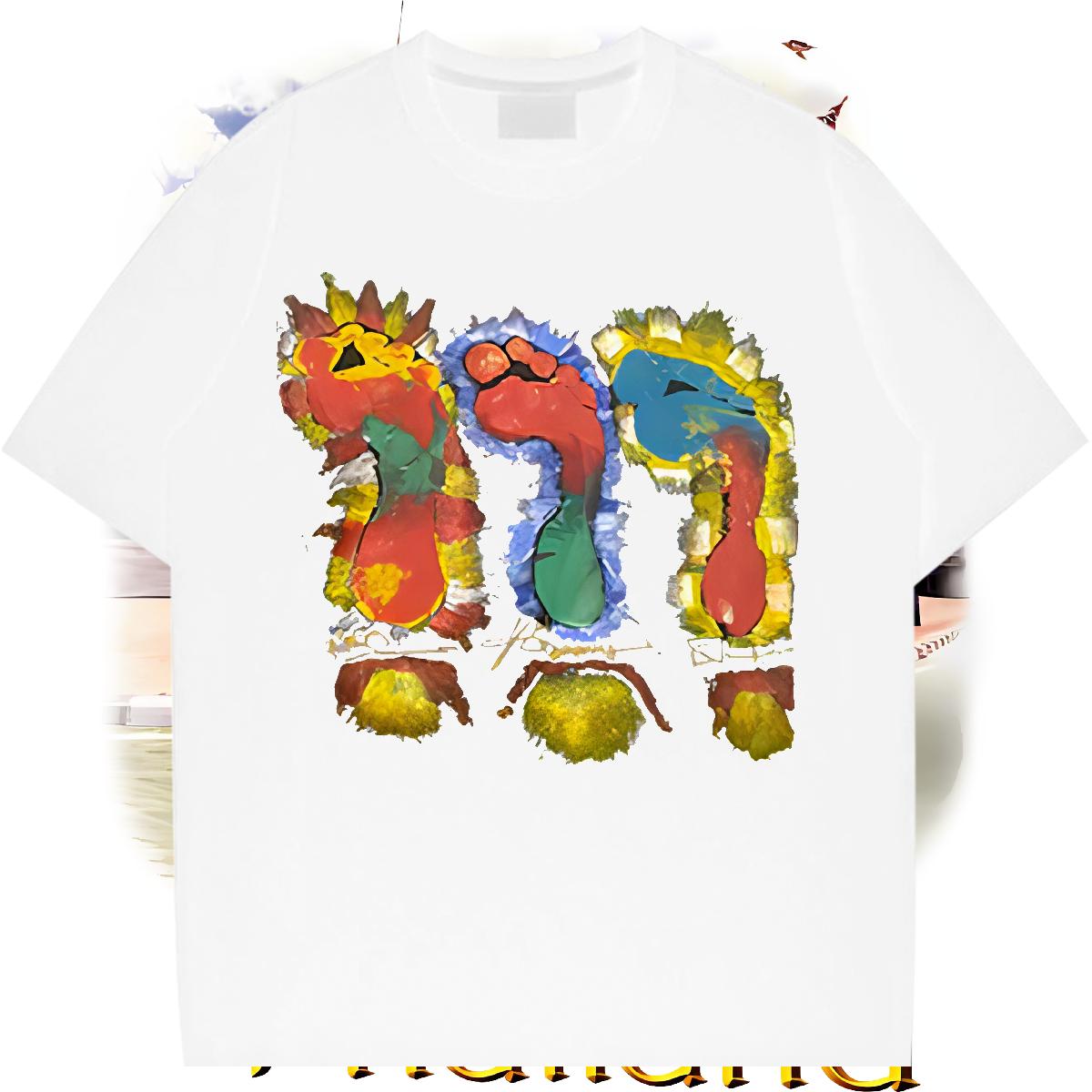 Brand T-Shirts for Men Custom Printed Men Clothes T-Shirt Beach Cotton Breathable Soft Comfortable Tops Shirt