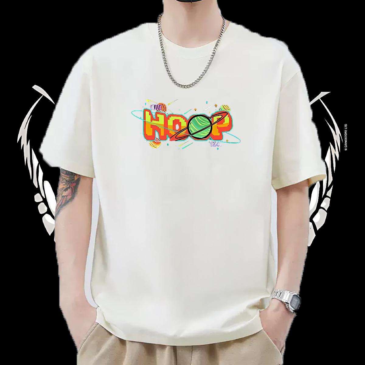 2024 DIY T-Shirts for Men Black White Sport Tshirts Round Neck Short Sleeve Cool