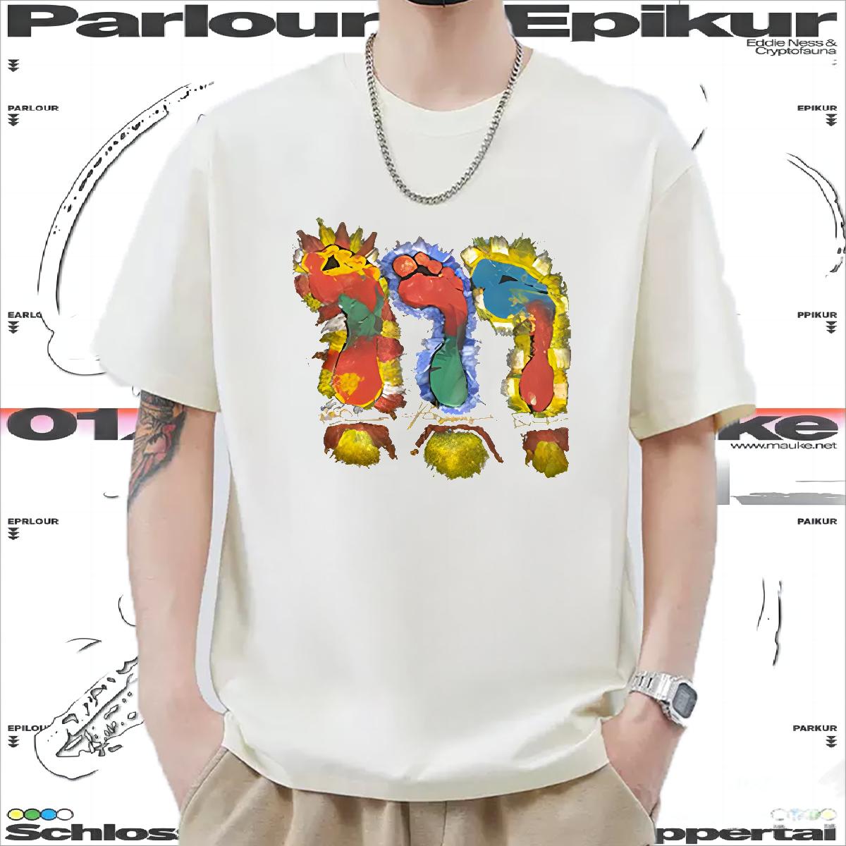 2024 Men T Shirts Custom Printing Street Wear Men Tees Cotton Breathable Comfortable