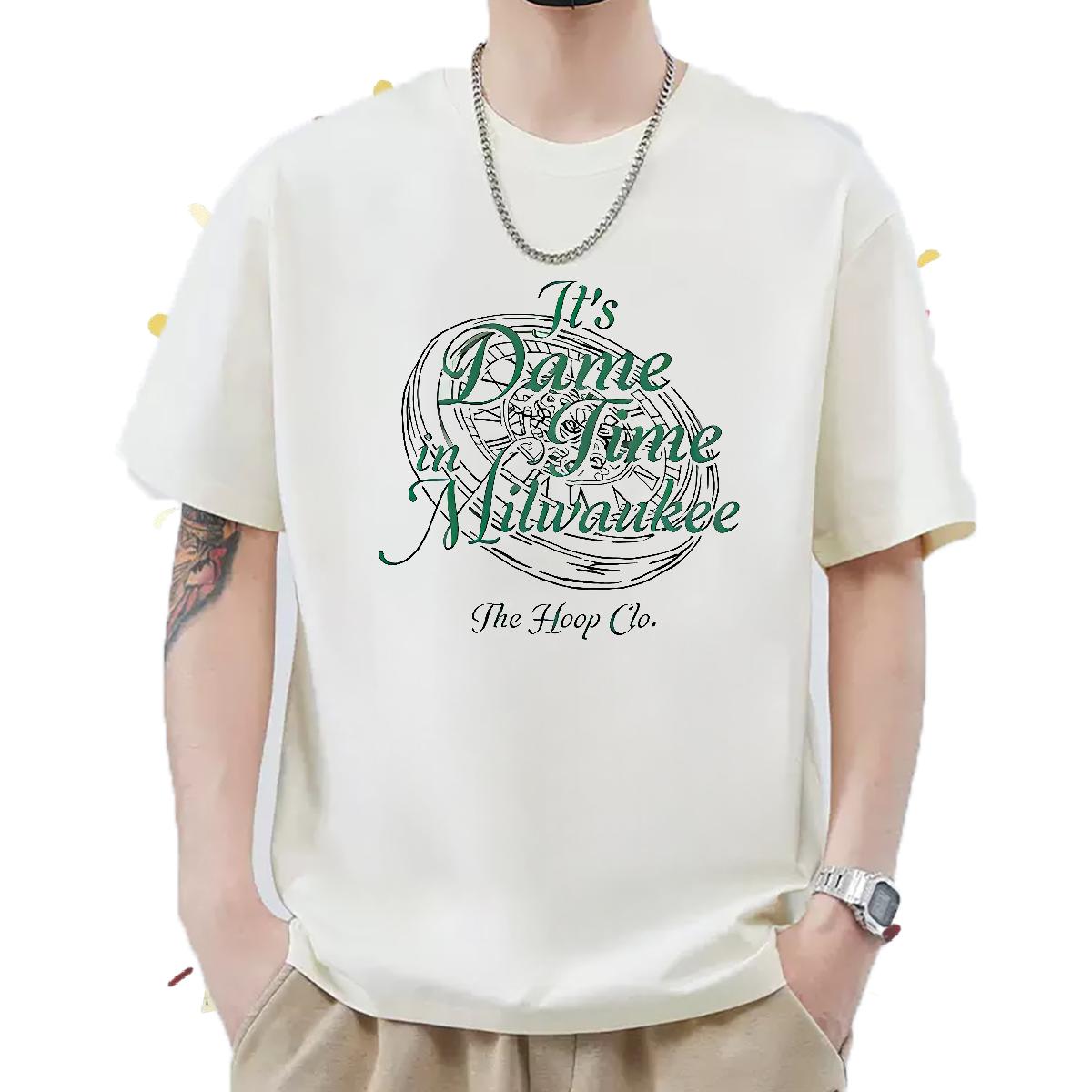 Brand T Shirts Men High Street Hip Hop Breathable Crew Neck Men Clothes T-Shirt 2024 New Black White Polos