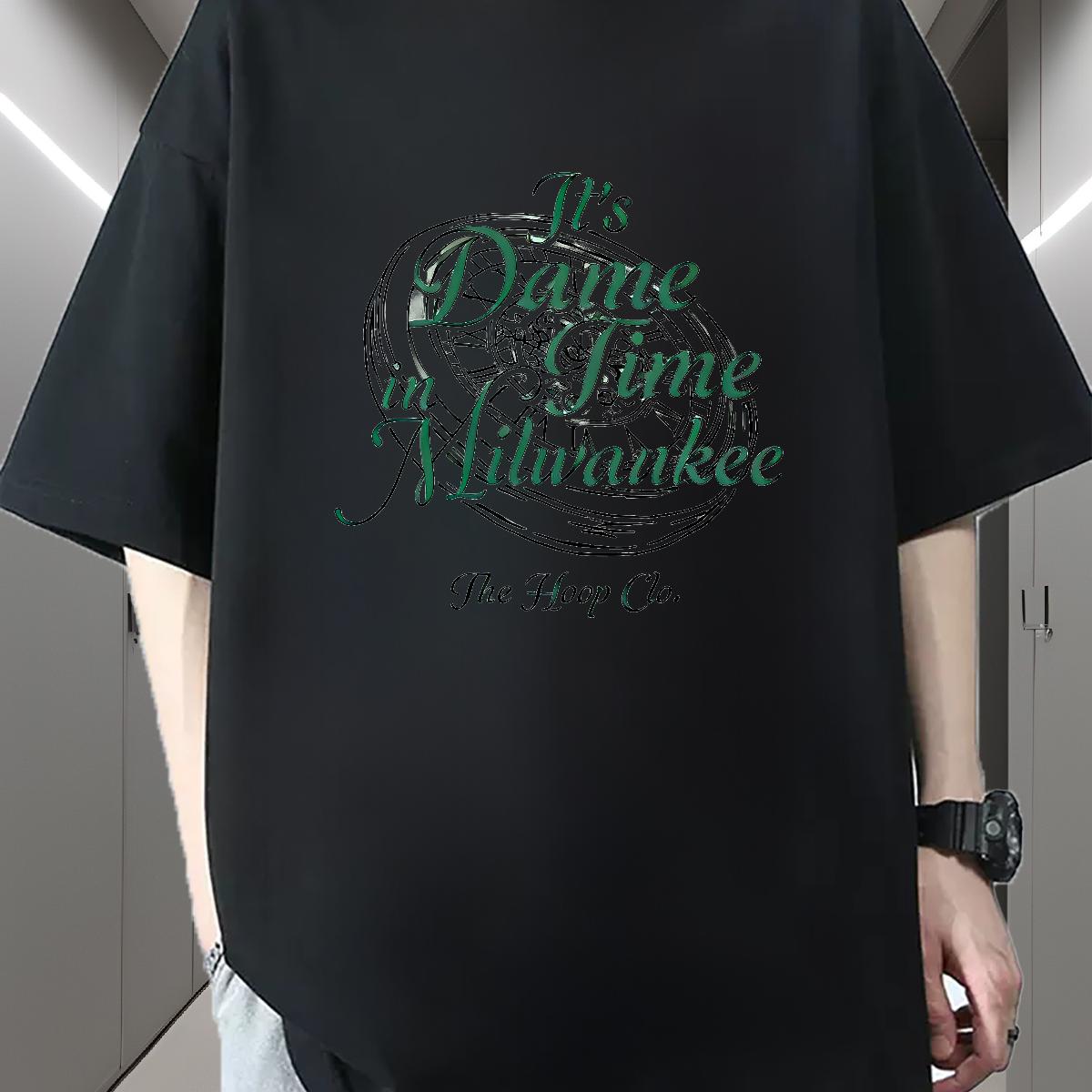 Stylist T-Shirts Cartoon Print Mens Tshirts Summer Casual Cotton Breathable Soft Loose Top Tees