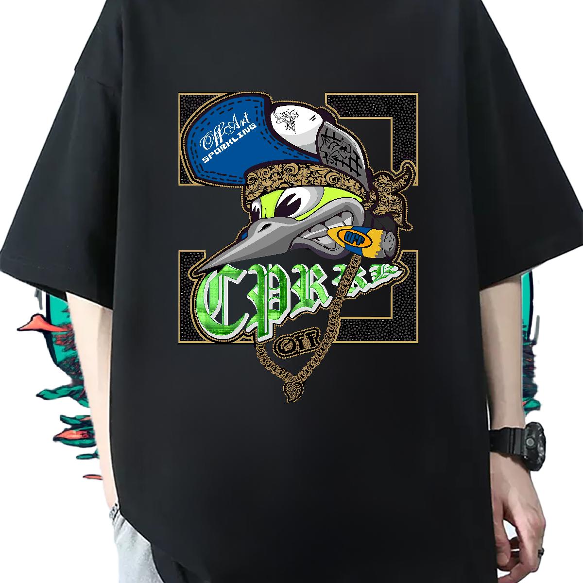 Designer T Shirts Men Street wear Hip Hop Crew Neck Cotton Men Clothes T-Shirt Factory Direct White Plus Size Polos