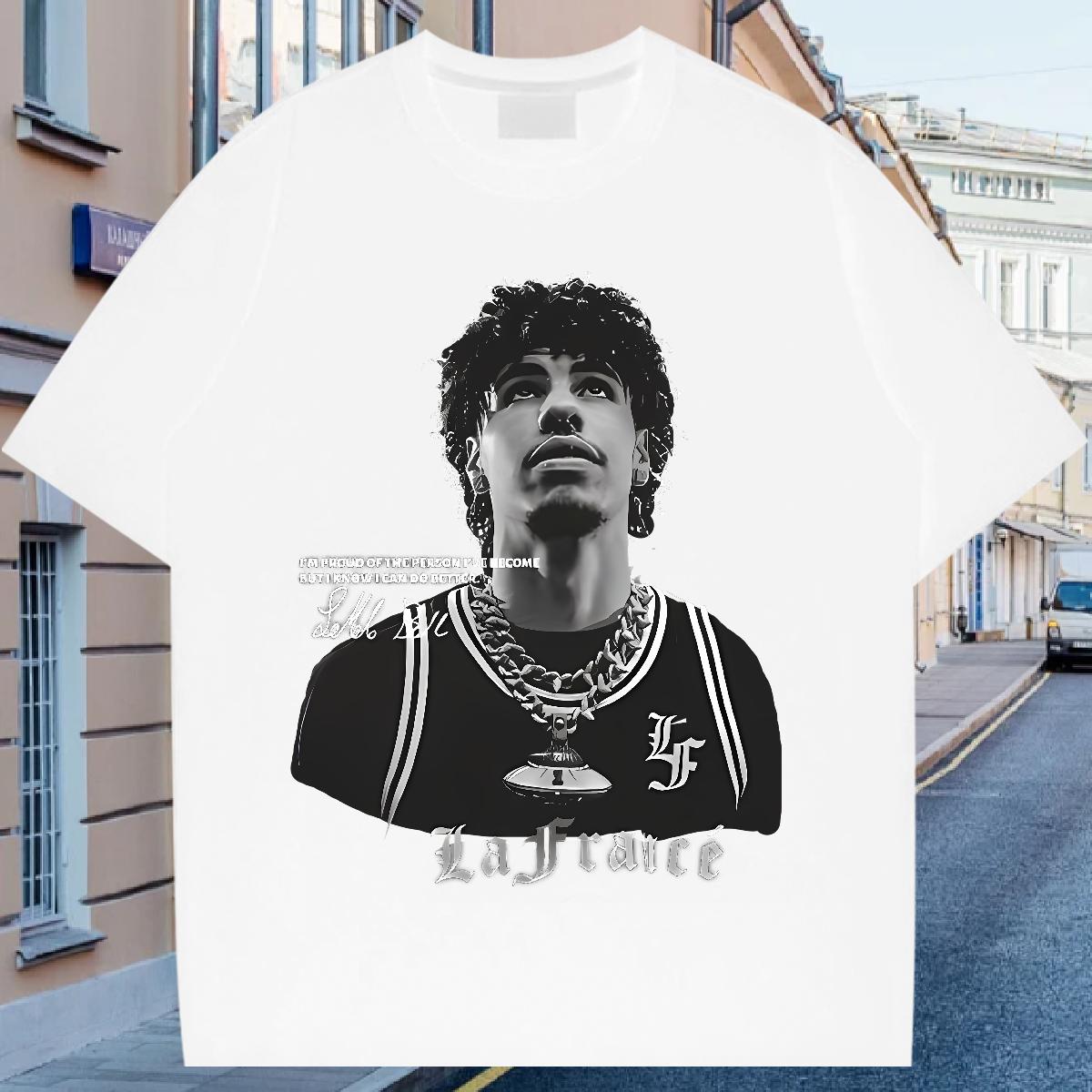 Loose Fit T-Shirts for Men Anime Printing Street Short sleeve Cotton Soft Mens Tshirts Designer Fashion DIY Anime Clothings