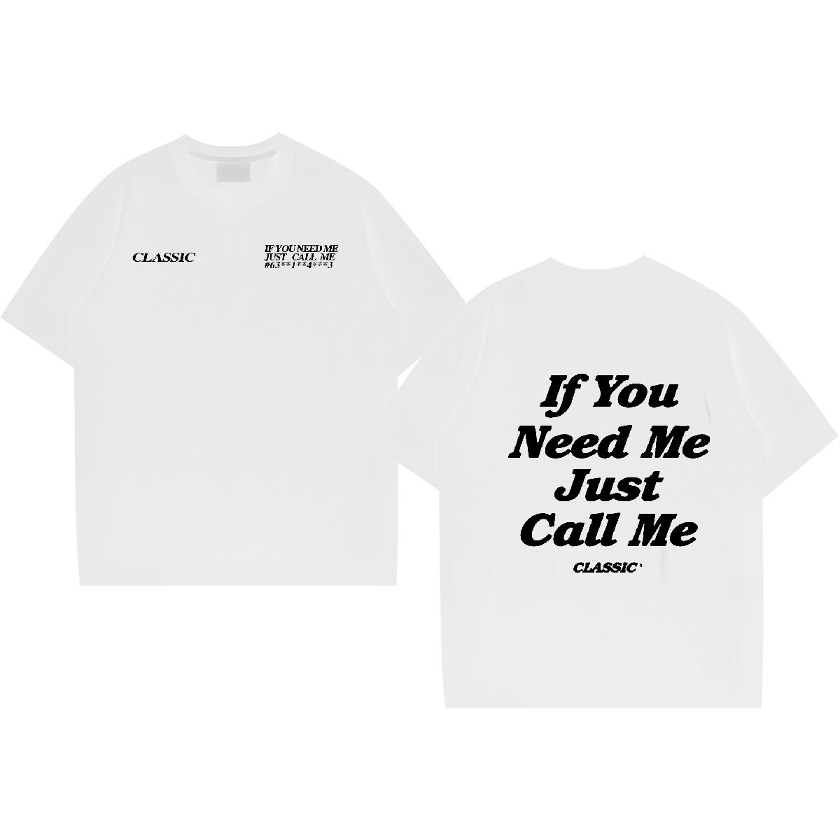 Custom T Shirt For Man Black White Couples T Shirts Street Wear Breathable Short Sleeve Brand Tops Shirt