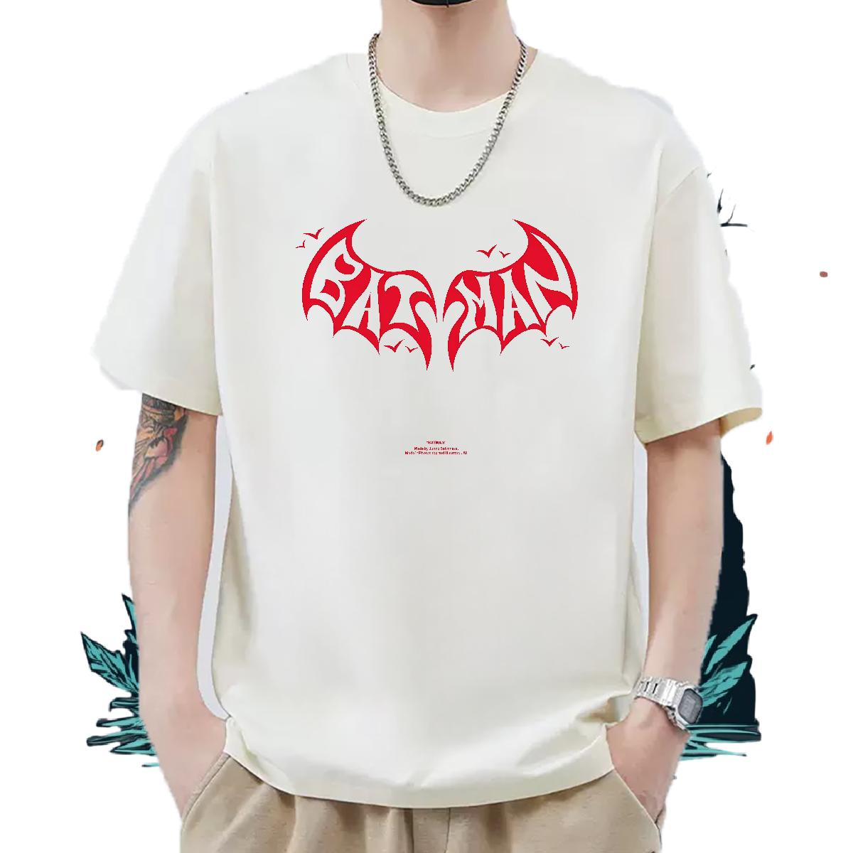 Loose Fit Man T Shirts Home Outdoor O-Neck Short Sleeve Cotton Mens Tshirts Designer Fashion Asian Size Tees