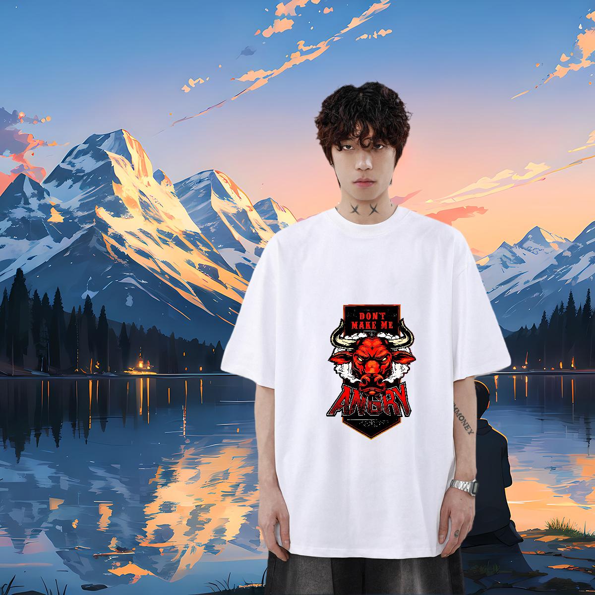 Unisex Tshirts Cotton Breathable Soft Beach T Shirt For Man Cartoon Print New Arrival Tops