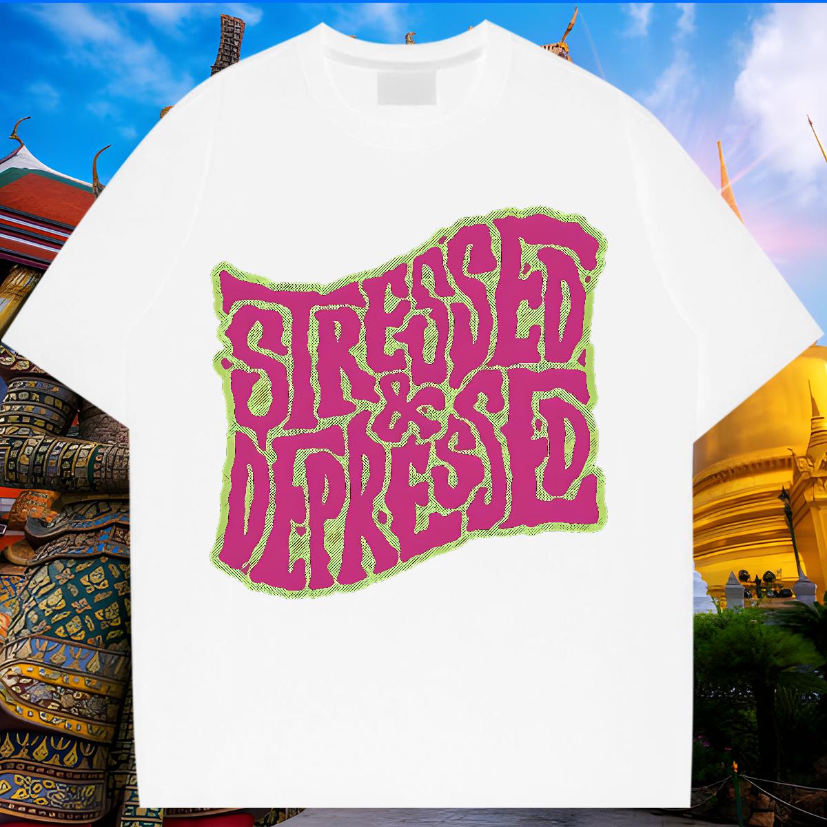 Stylist T-Shirts Custom Cartoon Mens Tshirts Casual Beach Breathable Crew Neck Cotton Comfortable Wear