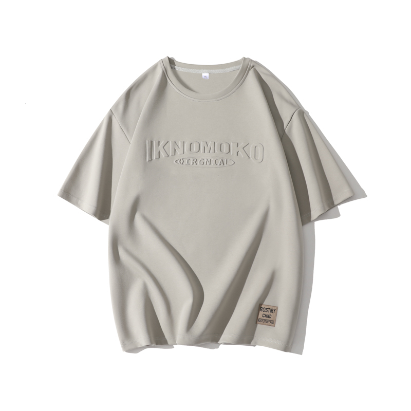 Original - YP-6858-P Large 22 Men's Summer New Hot Stamping Process American Fashion T-shirt