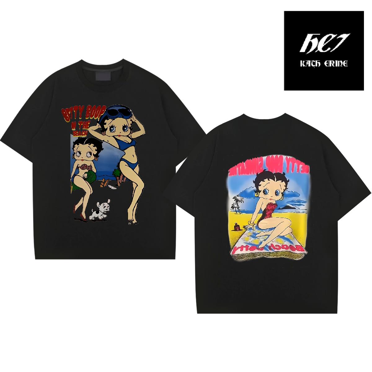 Loose Fit Men Clothes T-Shirt O-Neck Short Sleeve Cotton Street wear Hip Hop Mens T Shirts Custom Classic Tops