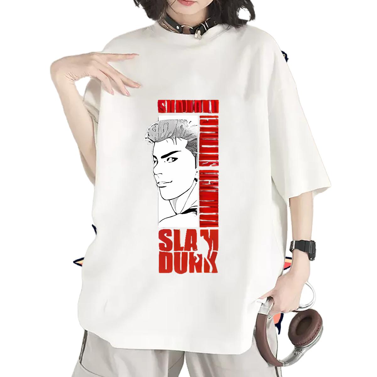 High quality Women T Shirts Cotton Breathable Tops Tees Casual Sport 2024 DIY Unisex Tshirts Cartoon Floral Printing