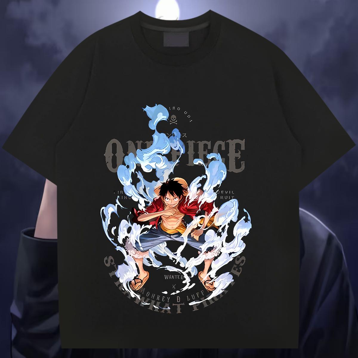 New Designer Mens T Shirts Oversized Anime Printing Street Men Tshirts 180g Cotton 5A