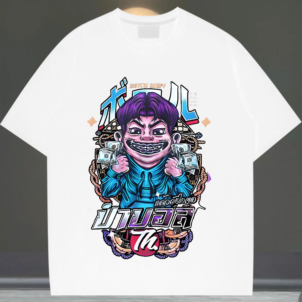 Brand T Shirt For Woman Crew Neck Cotton Clothes Summer Casual Classic Unisex Tshirts Custom Anime