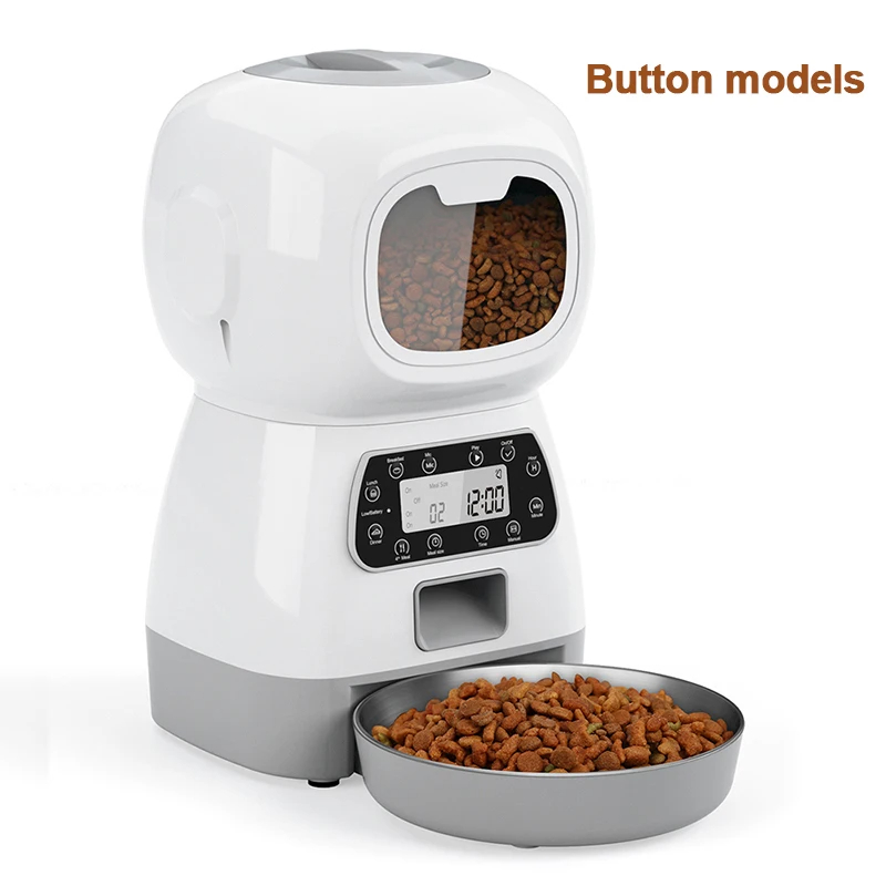 3.5L Automatic Pet Feeder Smart Food Dispenser For Dog Cat Bowl Timer Robot Pet Feeding Water Dispenser Auto Sensor Cat Fountain